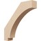 Ekena Millwork 3-inch W x 16-inch D x 16-inch H Imperial Rough Cedar Woodgrain TimberThane Knee Brace, Primed BRCUR03X16X16IMPRCPR - alternate 1